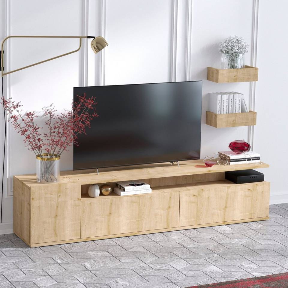 Hanah Home Tv-bänk Alika, beige från Hanah Home, bild 5