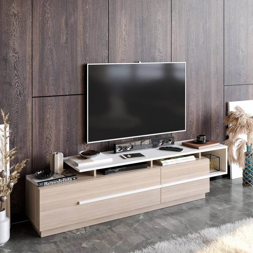 Hanah Home Tv-bänk Pia, brun från Hanah Home, bild 5