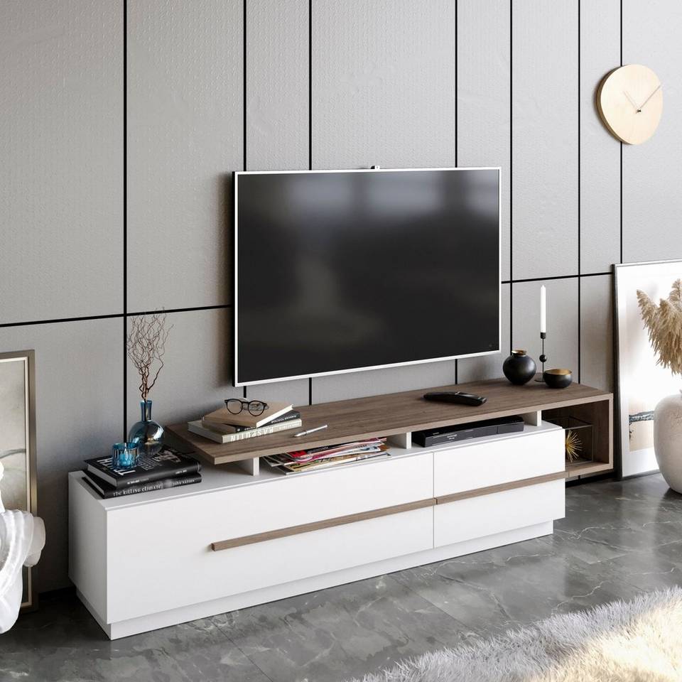 Hanah Home Tv-bänk Pia, brun från Hanah Home, bild 5