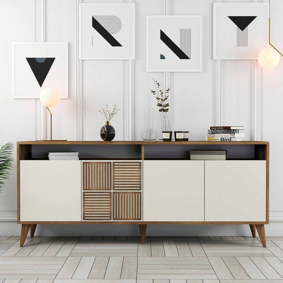 Hanah Home Avlastningsbord Milan 180 cm, beige från Hanah Home, bild 5