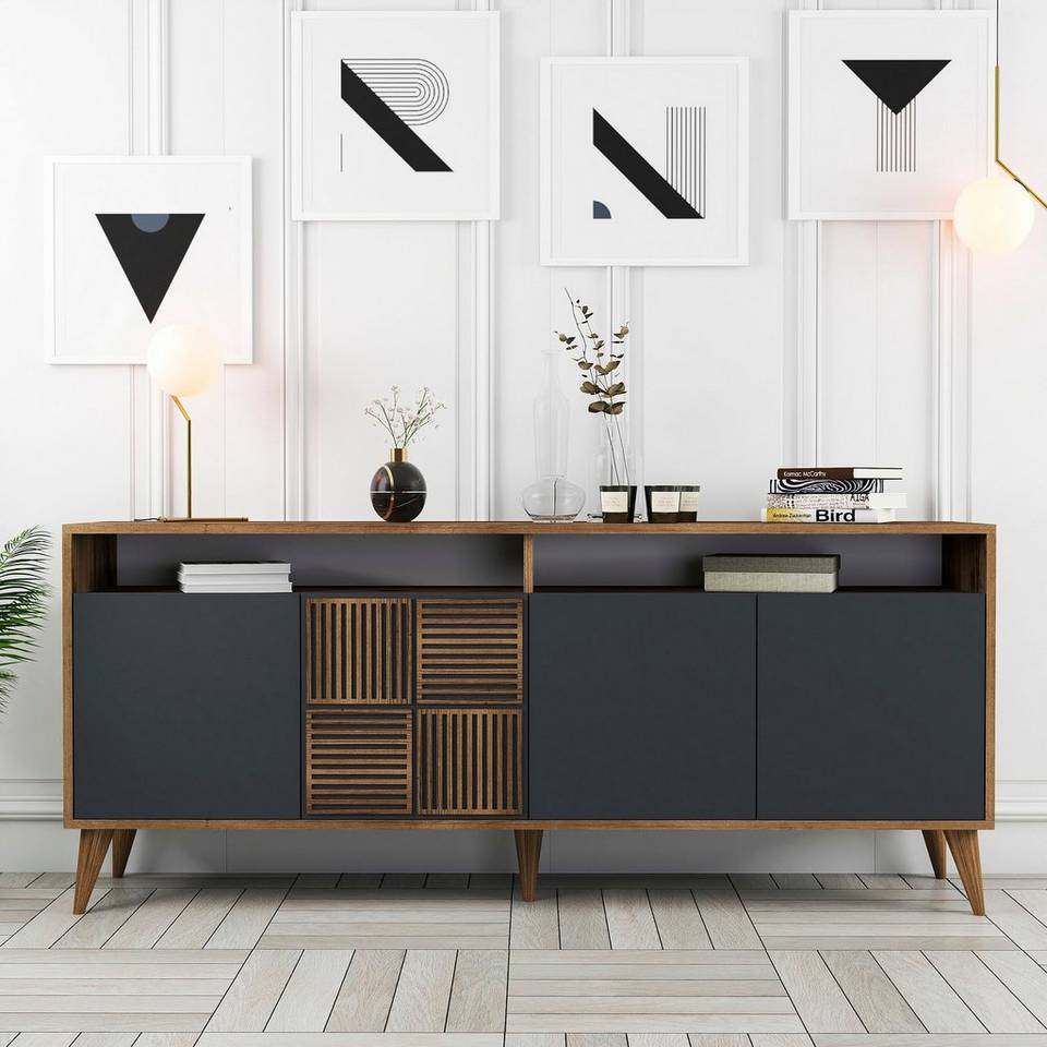 Hanah Home Avlastningsbord Milan 180 cm, brun från Hanah Home, bild 5