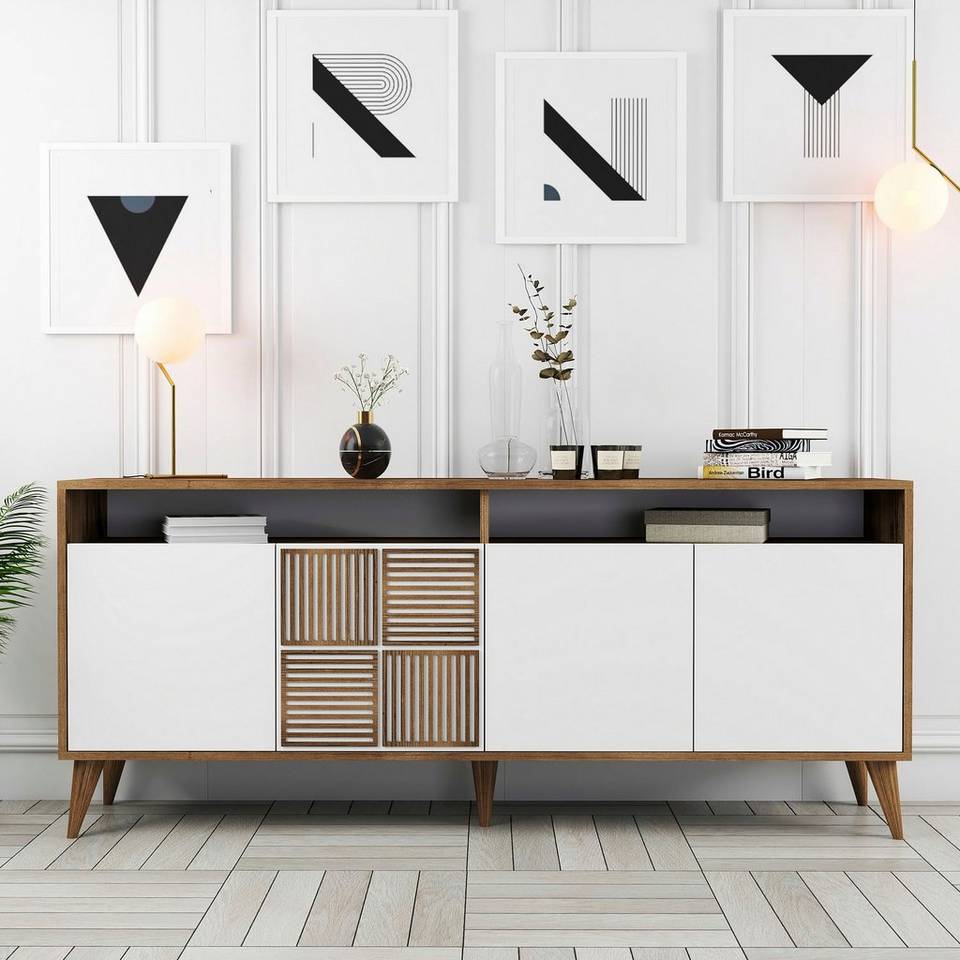 Hanah Home Avlastningsbord Milan 180 cm, brun från Hanah Home, bild 5