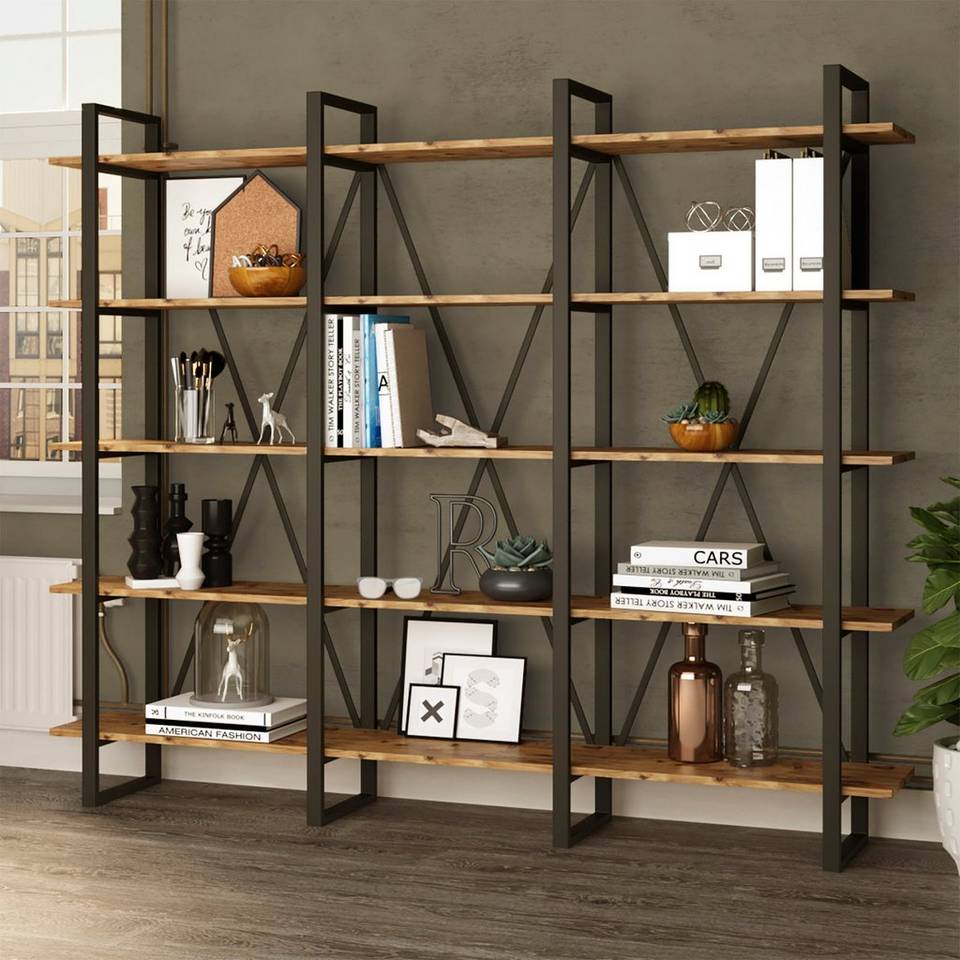 Homitis Bokhylla Mila 4, brun från Homitis, bild 5