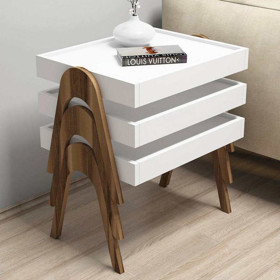 Hanah Home Satsbord Roma, brun från Hanah Home, bild 5