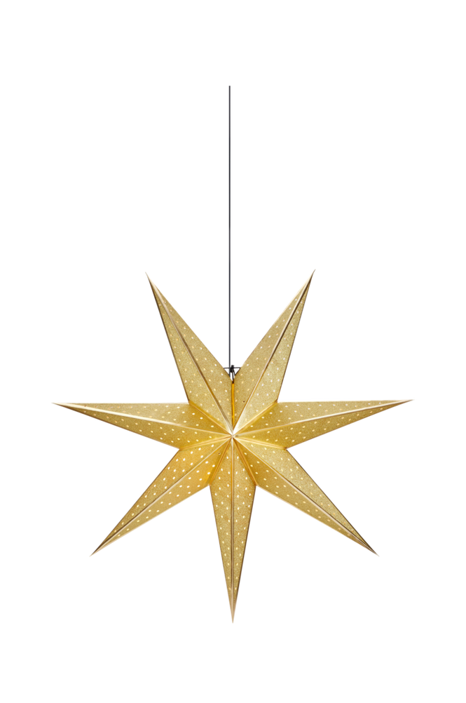 GLITTER Pendel Stjerne 75 cm