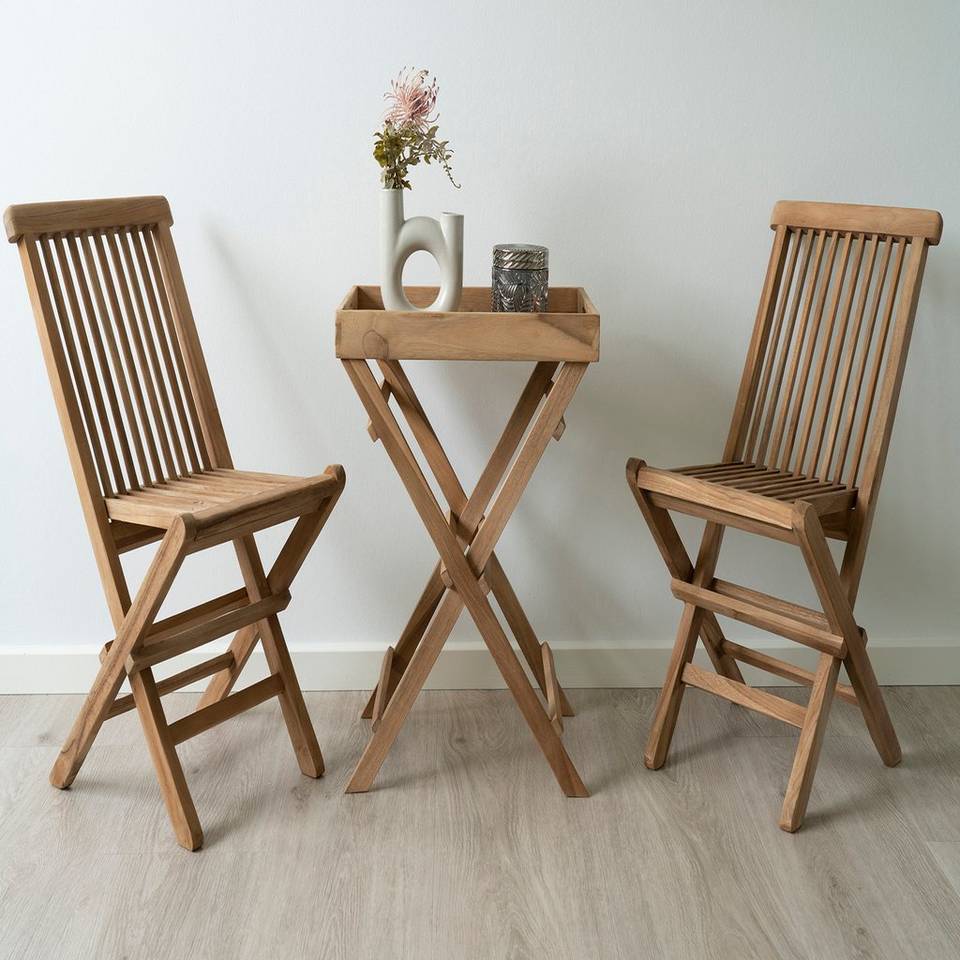House Nordic Brickbord av teak Ronda, brun från House Nordic, bild 5