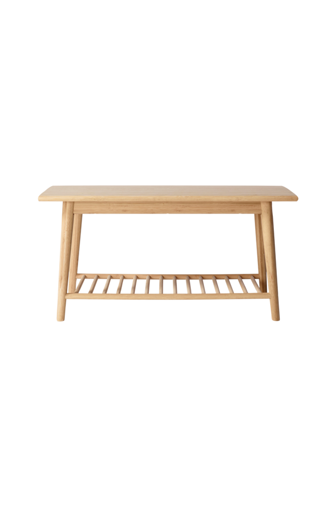 Hallbänk Noble med skohylla 90x35cm