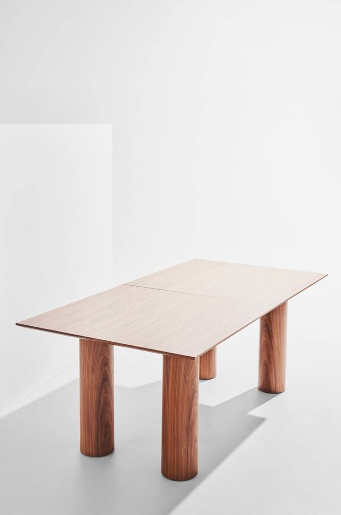 Skye matbord med iläggsskiva 100x195-240 cm Valnöt