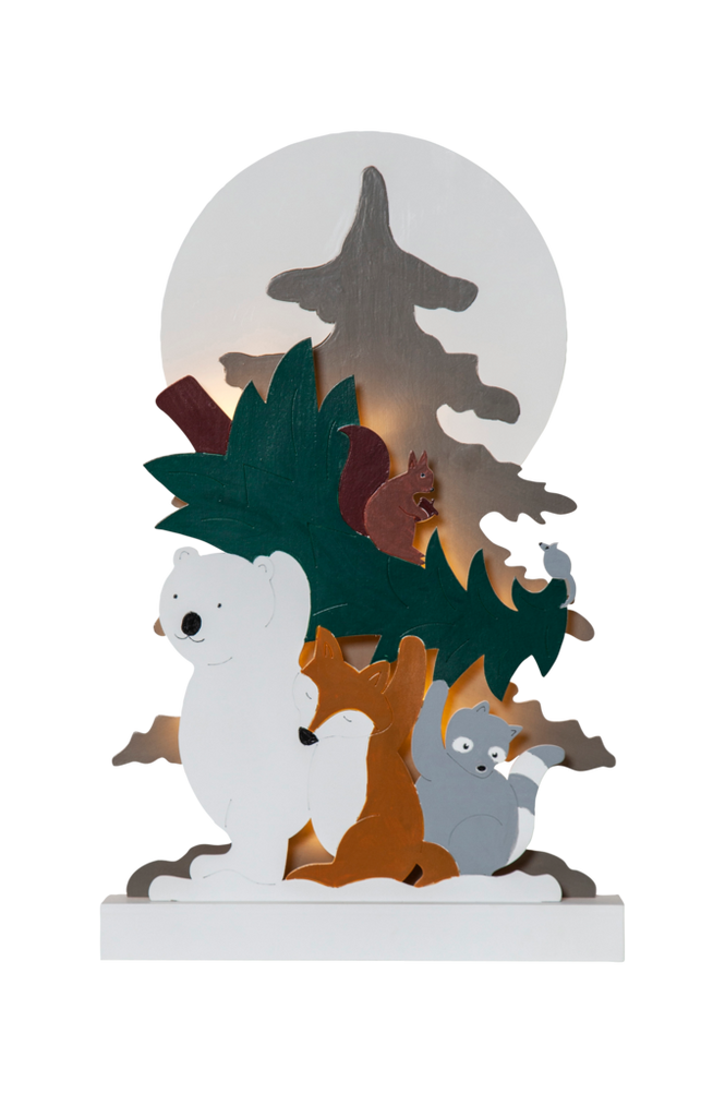 Bordsdekoration Forest Friends