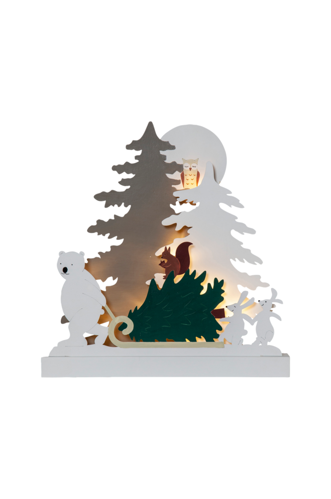 Borddekoration Forest Friends