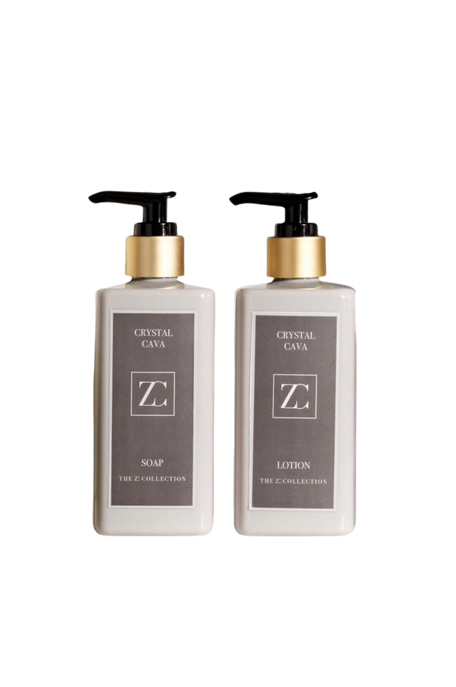 Soap and Lotion Crystal Cava, The Z Collection, 2/pakk.