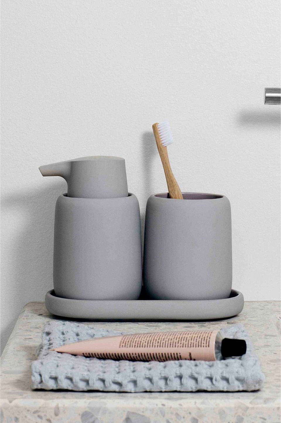 Blomus Tandborstmugg Sono 0,3L, grå från blomus, bild 5