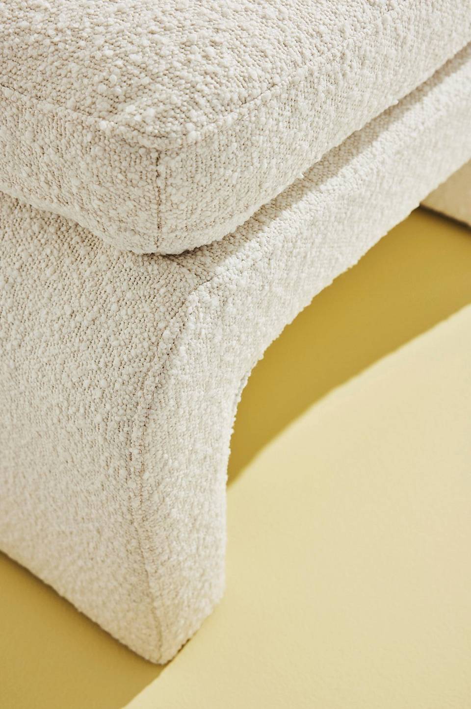 Pastill Mika sittpuff bouclé, vit från Pastill, bild 5