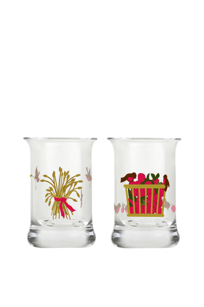 Julsnapsglas Holmegaard Christmas 2022 3 cl 2 st.