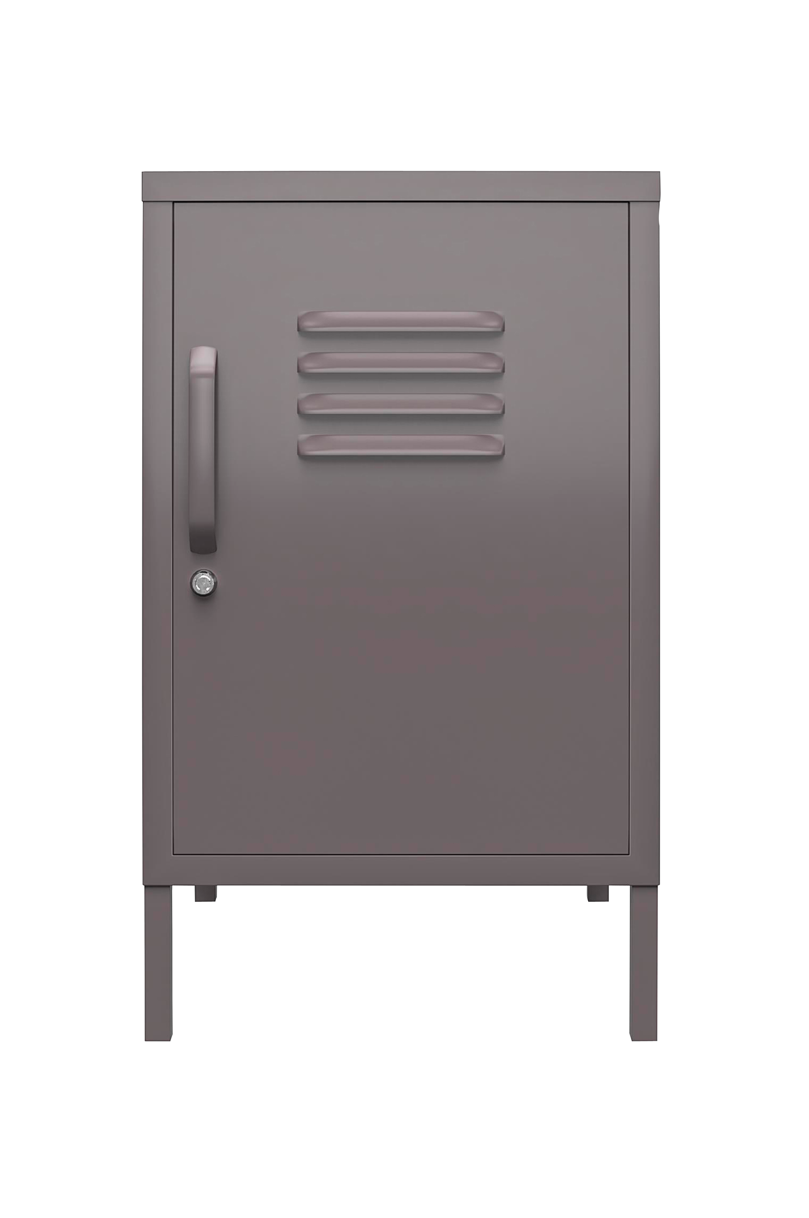 Sidebord Bradford Metal Locker - Grå - Møbler | Homeroom