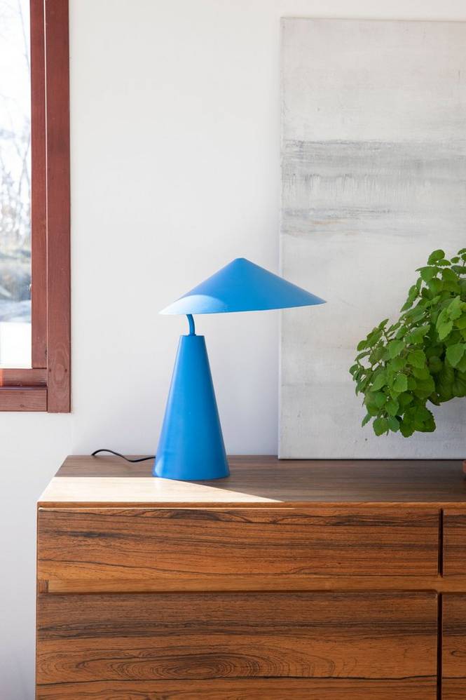 Luna bordslampa Koboltblå