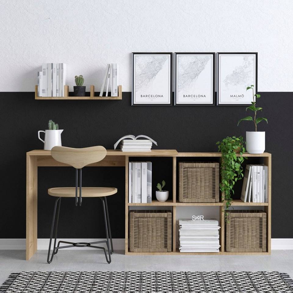Hanah Home Skrivbord Jabl, brun från Hanah Home, bild 5