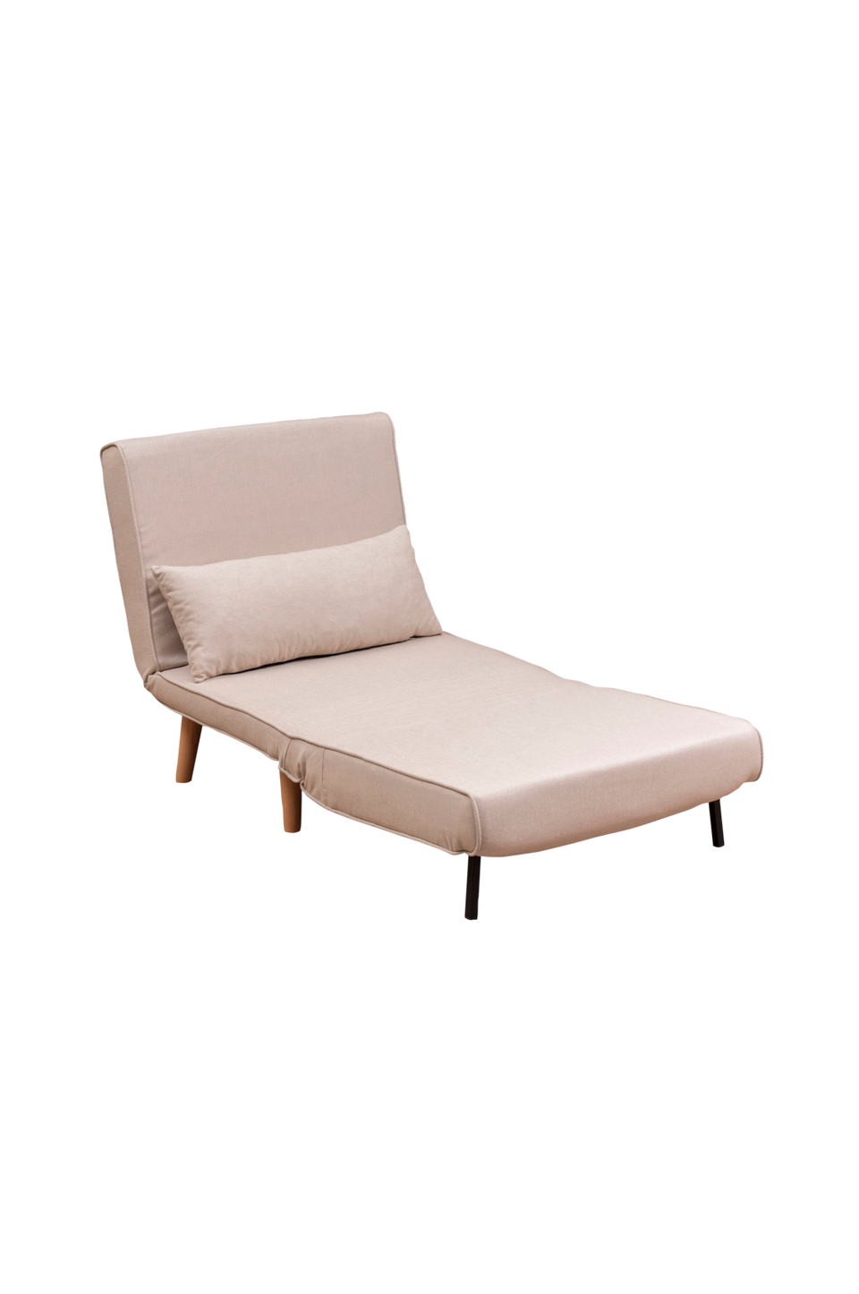 Hanah Home Bäddsoffa 1-sits Folde Single, beige från Hanah Home, bild 5