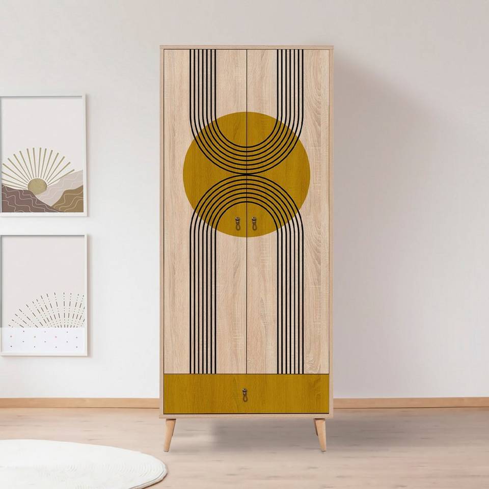 Hanah Home Garderob Cany, beige från Hanah Home, bild 5