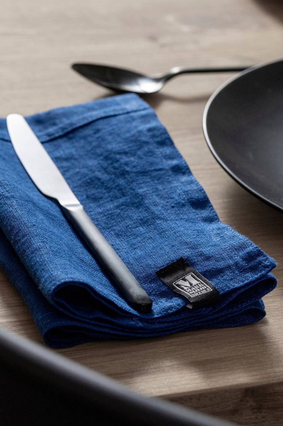 Markslöjd Servetter RAGNA 45x45cm 2-pack, blå från Markslöjd, bild 5
