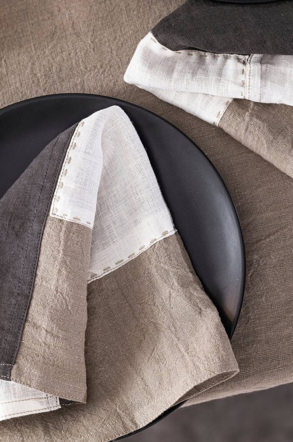 Markslöjd Servetter RAGNA 45x45cm 2-pack, beige från Markslöjd, bild 5