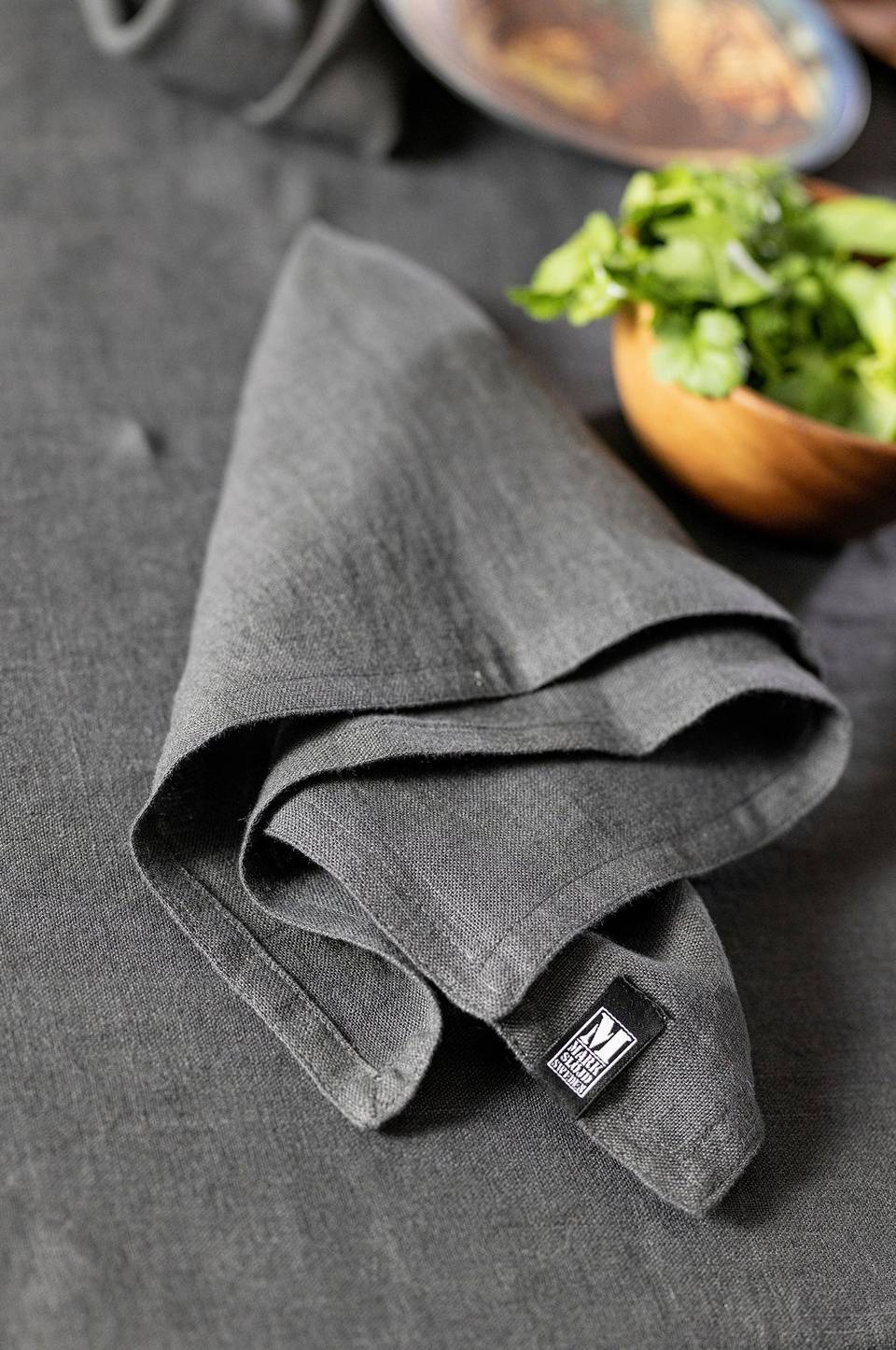 Markslöjd Servetter TORUN 45x45cm 2-pack, grå från Markslöjd, bild 5