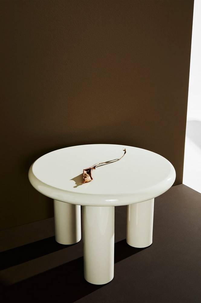 Ted bord Ø 60 Offwhite