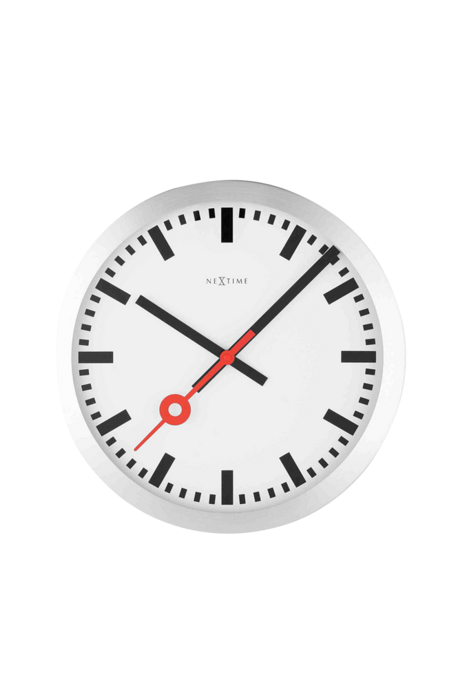 Veggklokke Station Stripe, diameter 35 cm