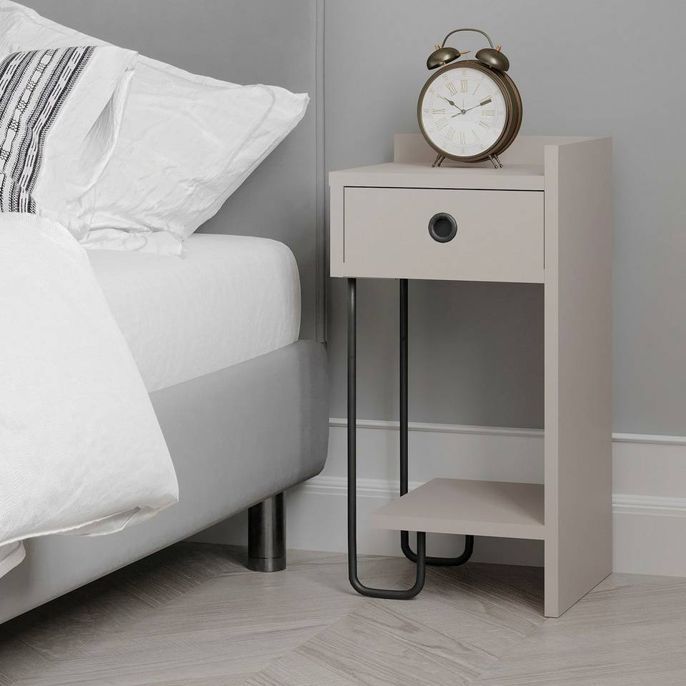Homitis Sängbord höger Sirius, beige från Homitis, bild 5