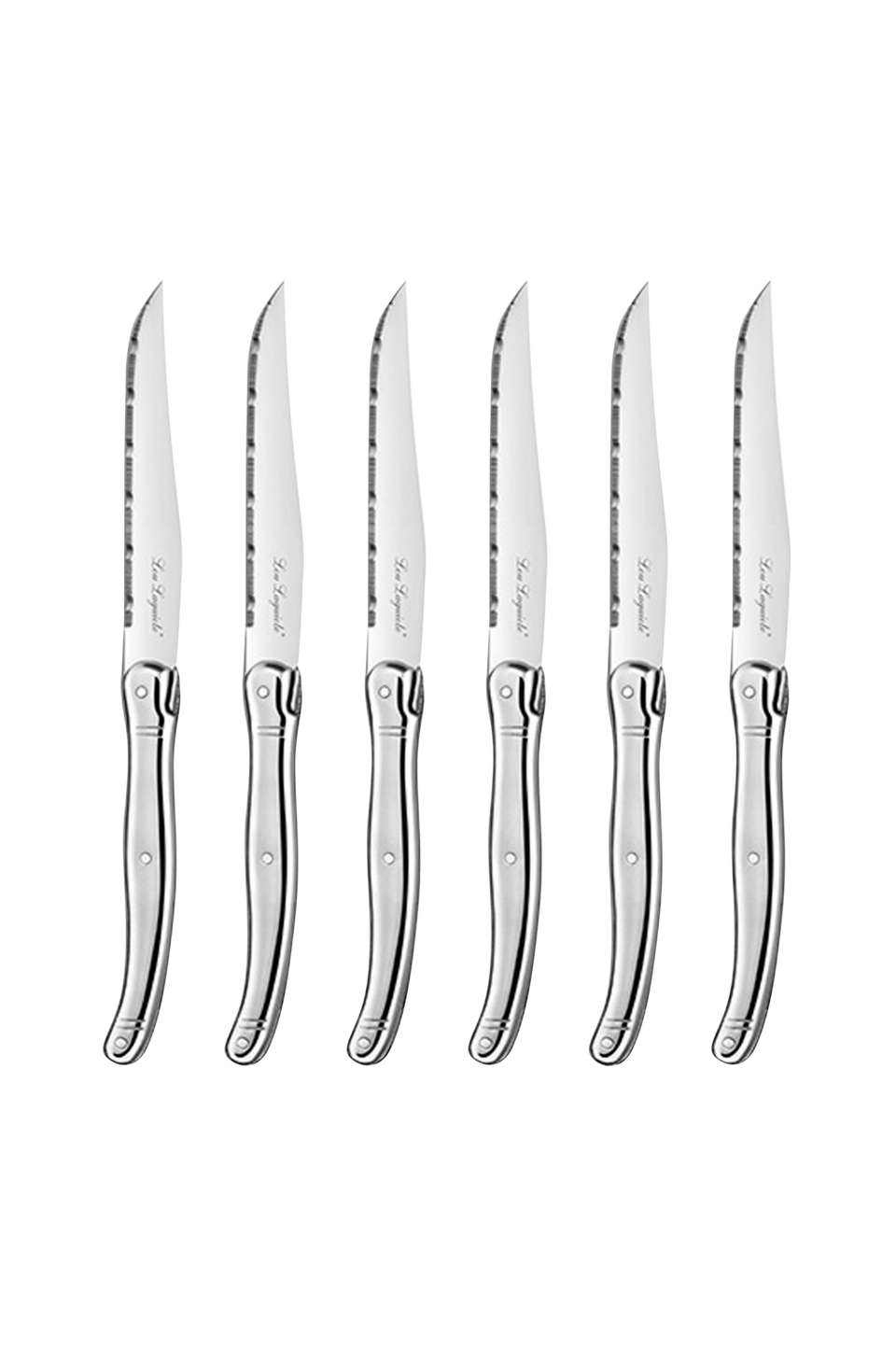 Lou Laguiole Grillknivar Tradition i träblock 6-Pack, krom från Lou Laguiole, bild 5