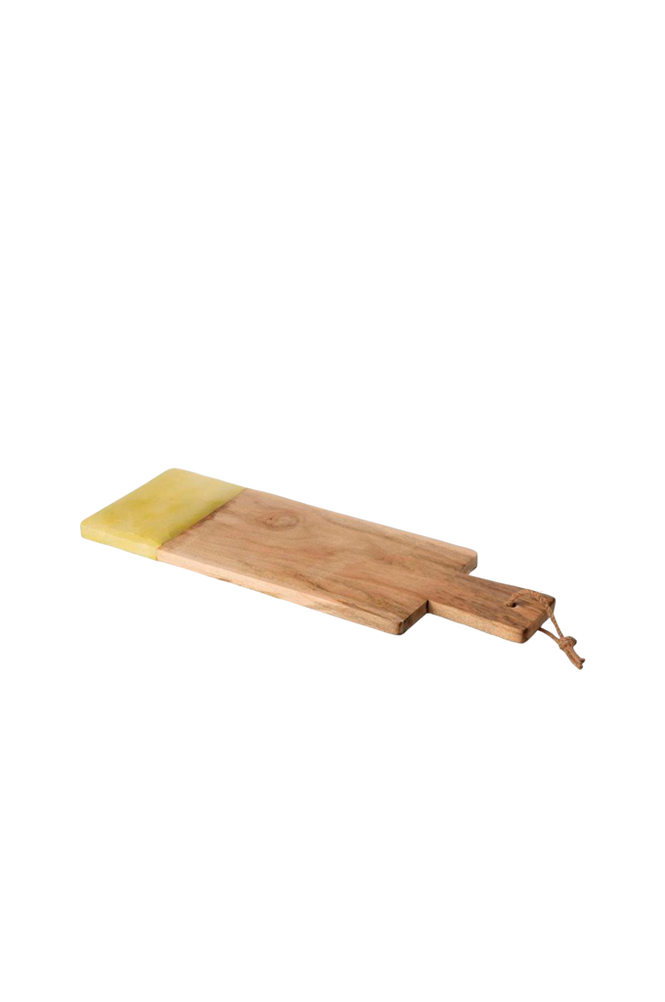 Skärbräda i trä/stengods
