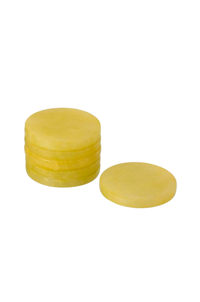 Glasunderlägg i stengods, 6-pack