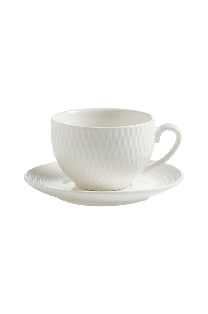 Espressokopp med skål Diamonds Round