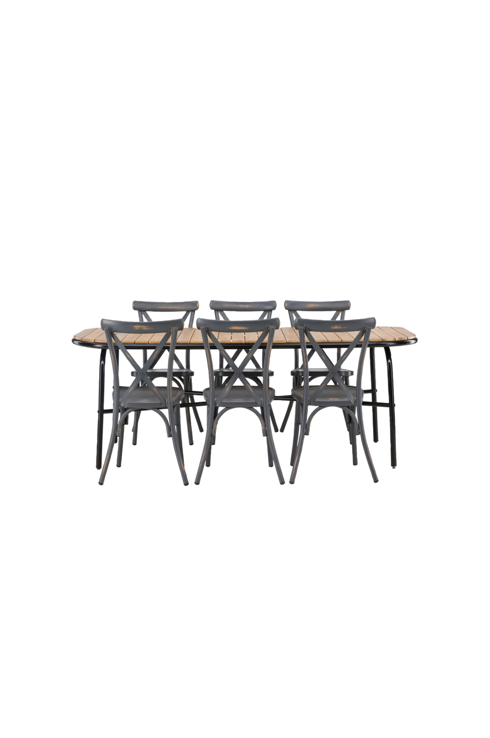 Venture Home Matgrupp Holmbeck med 6st matstolar Tablas, natur från Venture Home, bild 5