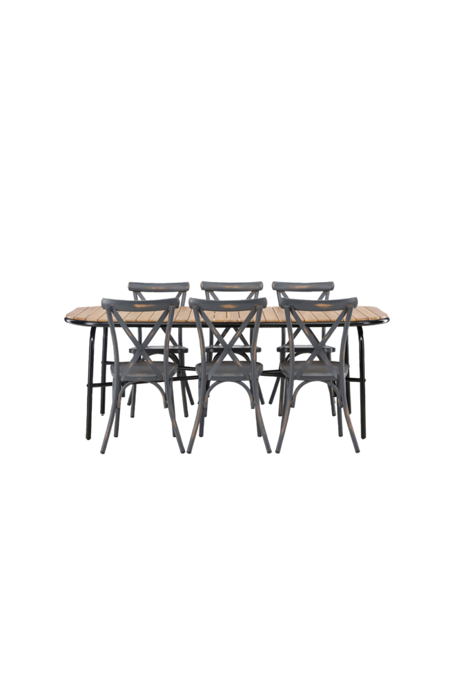 Matgrupp Holmbeck med 6st matstolar Tablas