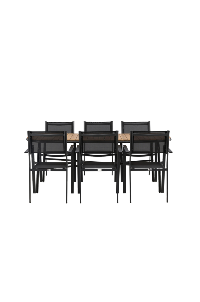 Matgrupp Holmbeck med 6st matstolar Copacabana