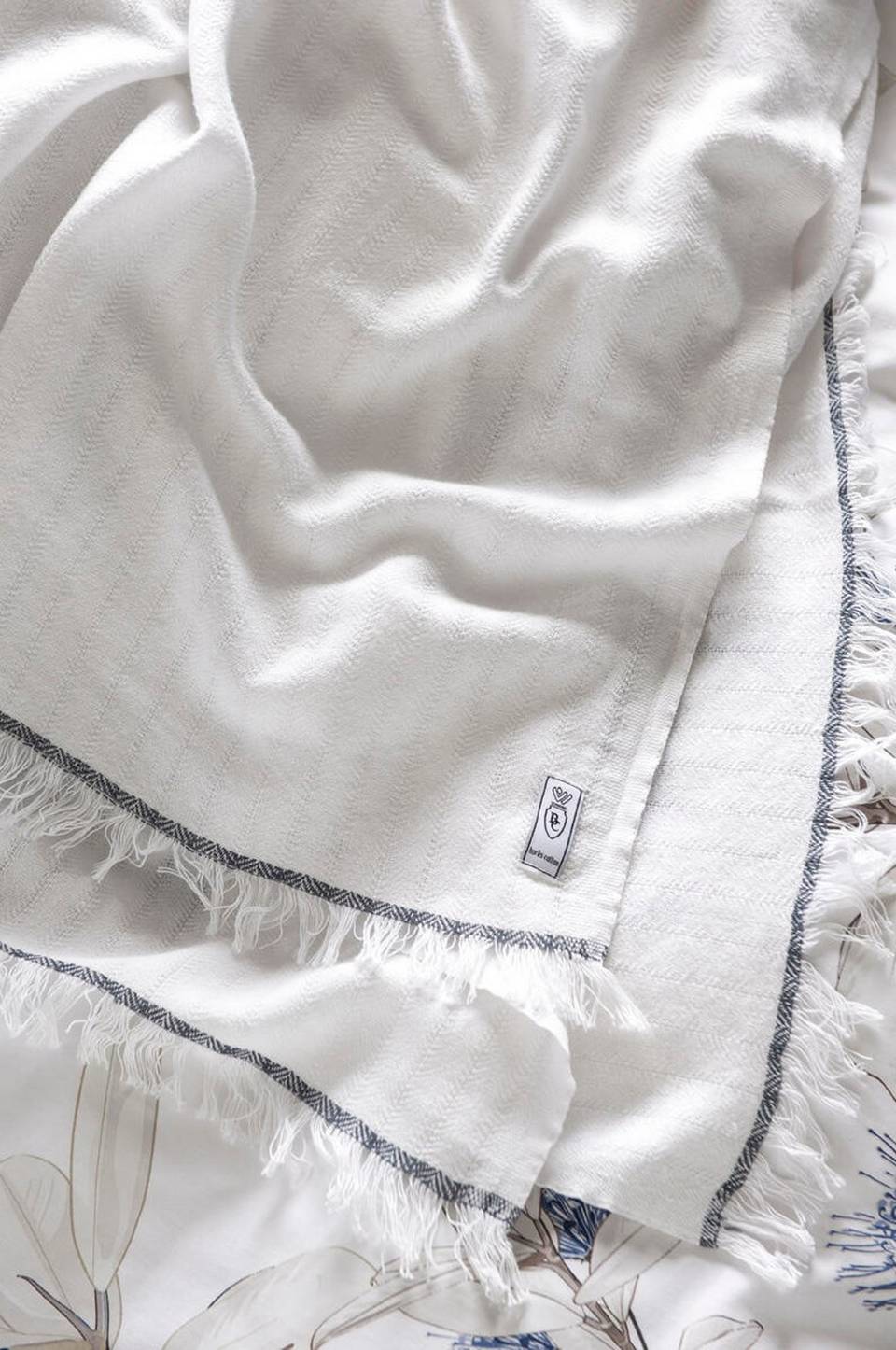 Borås Cotton Plädd Canasta, vit från Borås Cotton, bild 2