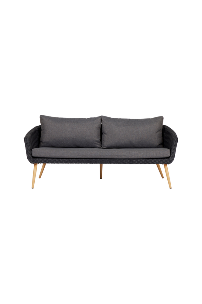 SOFA 3-SETER MED PUTER