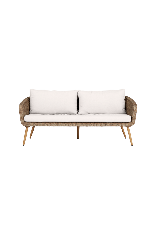 SOFA 3-SETER MED PUTER