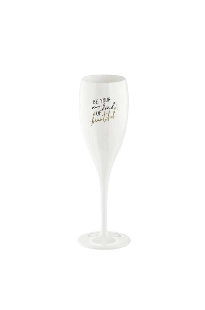 Champagneglass Med Print 6-pk CHEERS 100ml