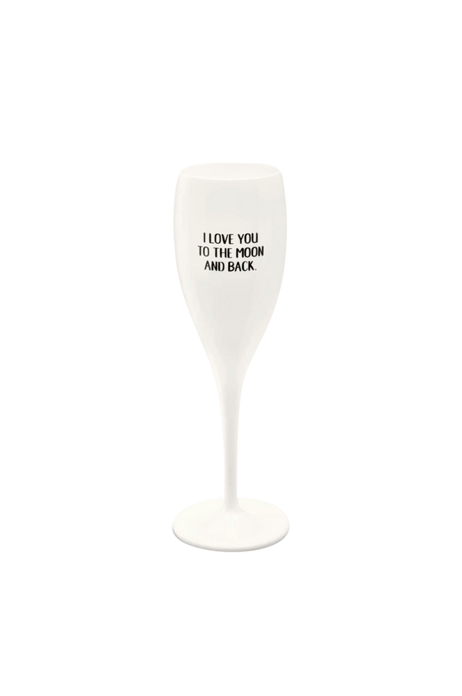Champagneglass Med Print 6-pk CHEERS 100ml