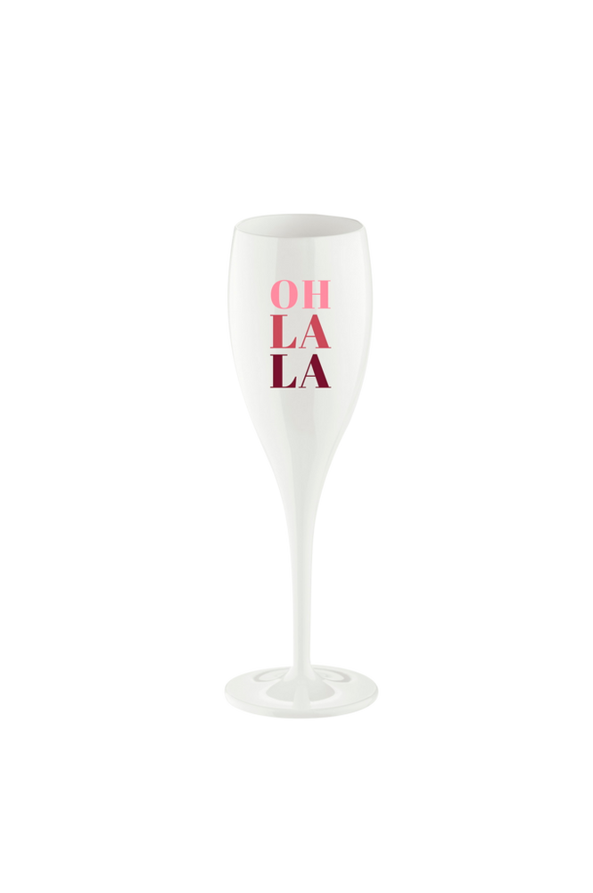 Champagneglass Med Print 6-pk CHEERS 100 ml