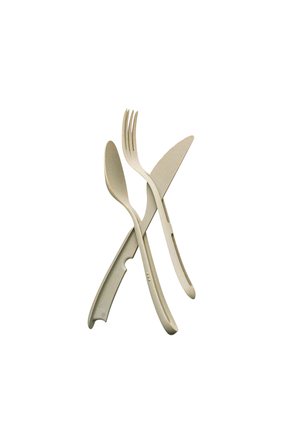 Koziol Bestickset 3 Delar Klikk, beige från Koziol, bild 5