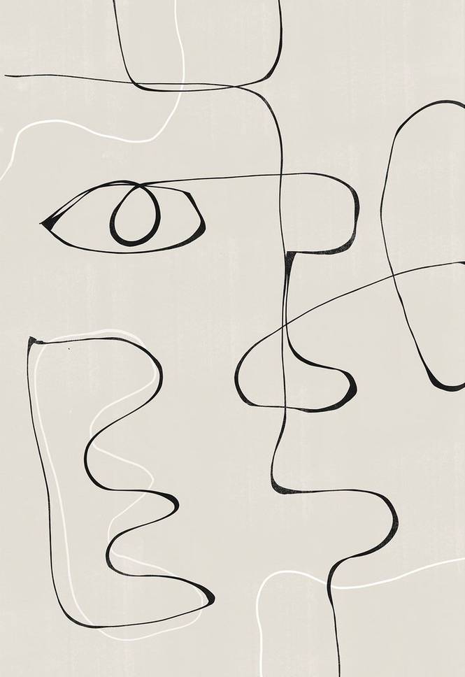 Poster Abstract Face No2.