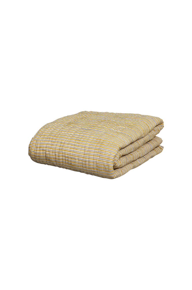 Quiltet pledd Chevron 220x265 cm