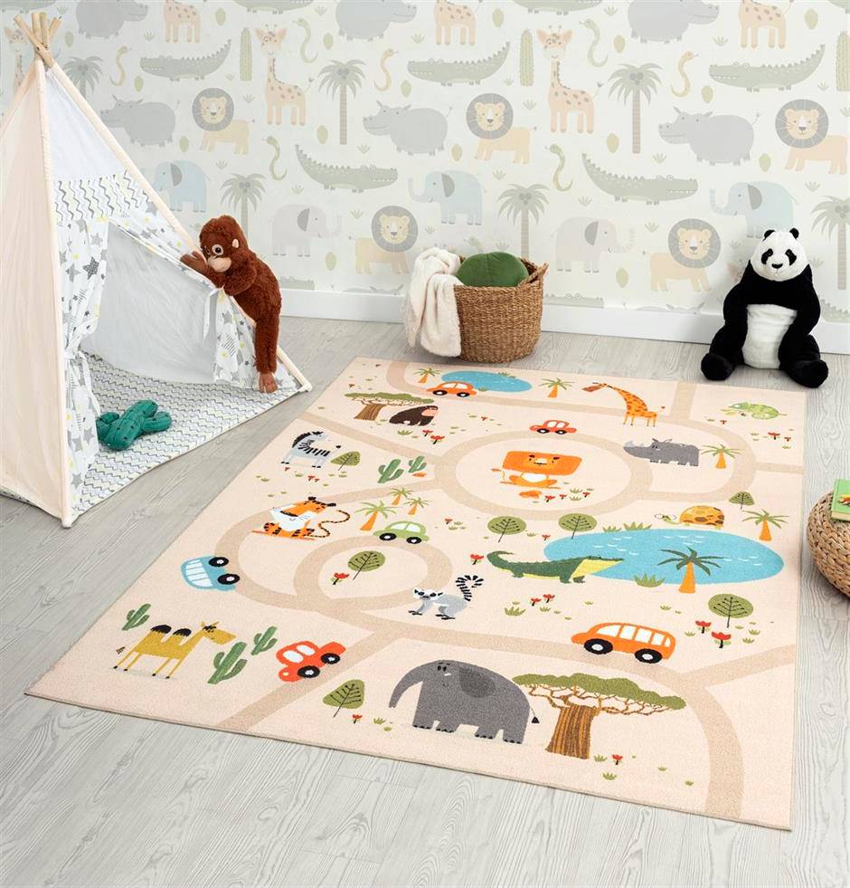 KM Home Barnmatta Play, beige från KM Home, bild 2