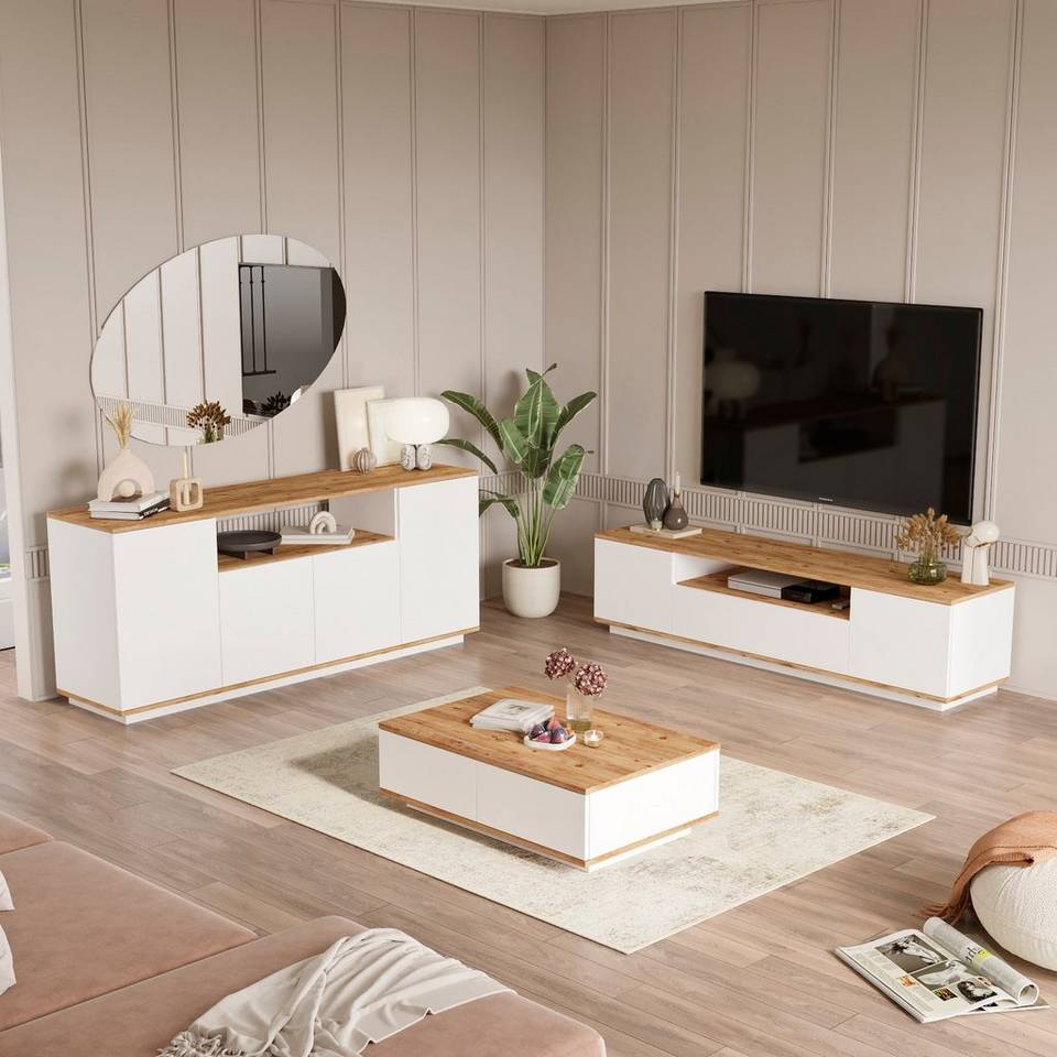 Homitis Möbelset Vardagsrum Ettie, brun från Homitis, bild 5