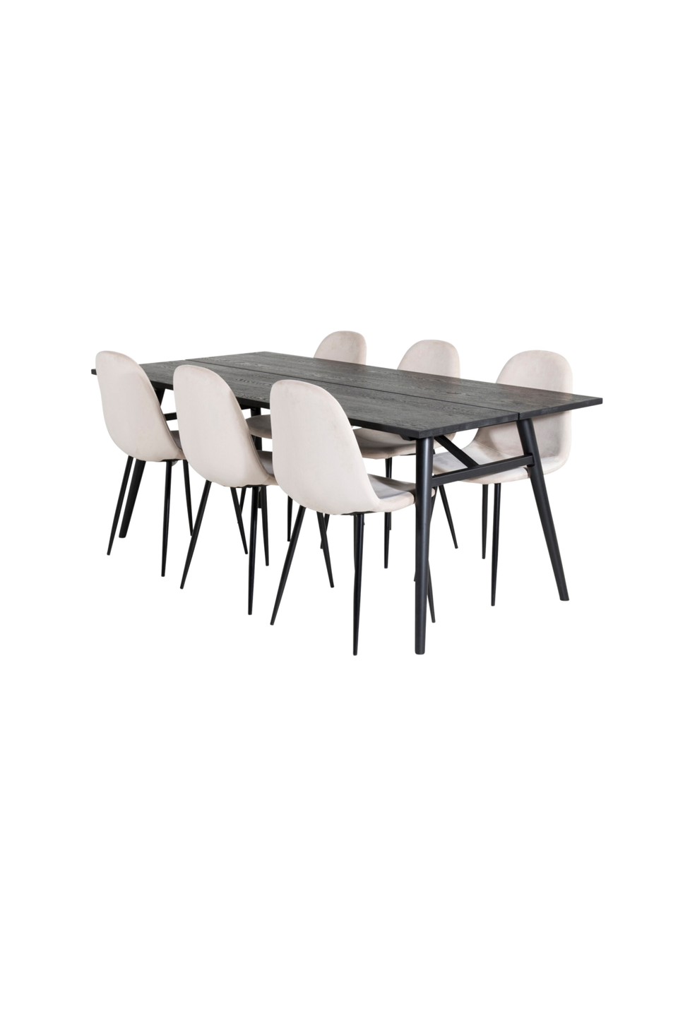 Venture Home Matgrupp Sleek med 6st matstolar Polar, beige från Venture Home, bild 5