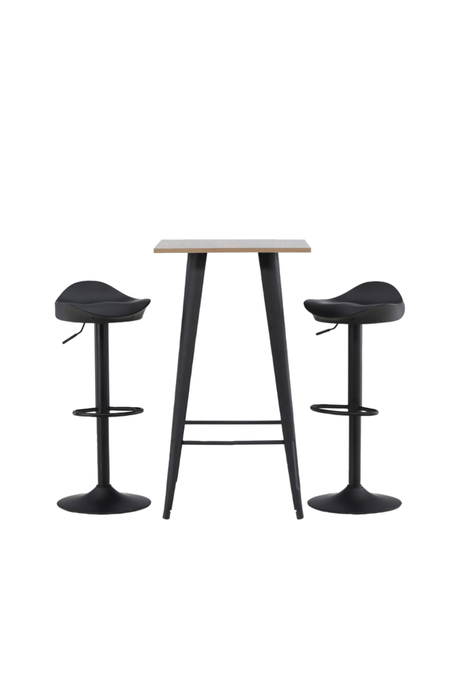 Barset Tempe med 2st barstolar Adesto