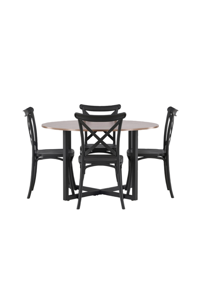 Matgrupp Durango med 4st matstolar Crosett